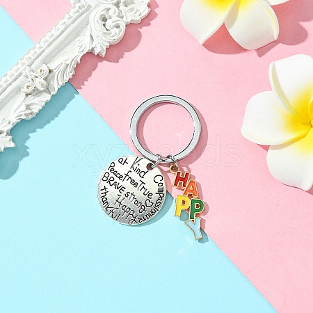 Alloy Enamel Keychain KEYC-YW00071-02-1