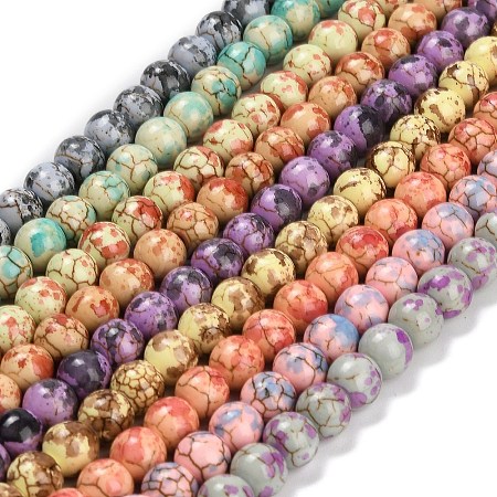 Synthetic Turquoise Beads Strands TURQ-F019-03-1
