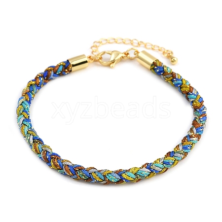 4MM Braided Nylon Cord Bracelets FIND-A057-01G-02-1