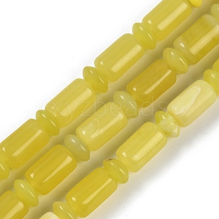 Natural Lemon Quartz Beads Strands G-M420-C05-02-1