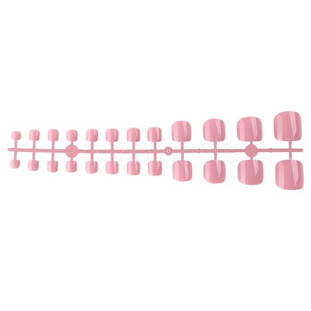 Full Cover Fake Toenails Solid Color Plastic Feet Nails Artificial Toe Nail Tips MRMJ-T078-246S-1