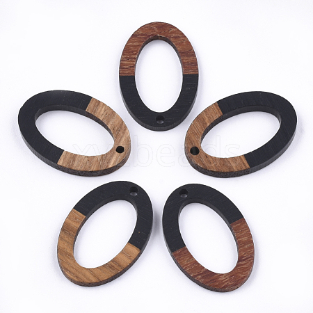 Resin & Walnut Wood Pendants RESI-S358-29A-1