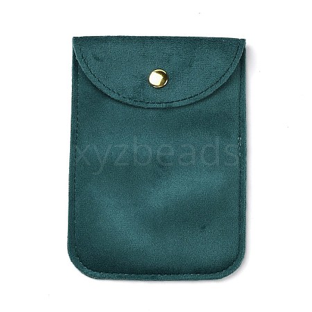 Velvet Jewelry Storage Pouches with Snap Button for Bracelets Necklaces Earrings ABAG-P013-01A-1