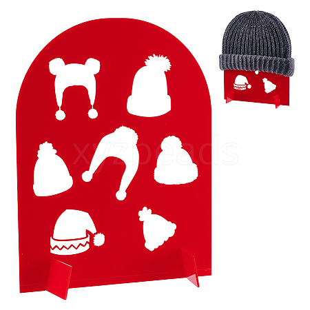Arch Shaped Acrylic Hat Racks ODIS-WH0038-167A-1