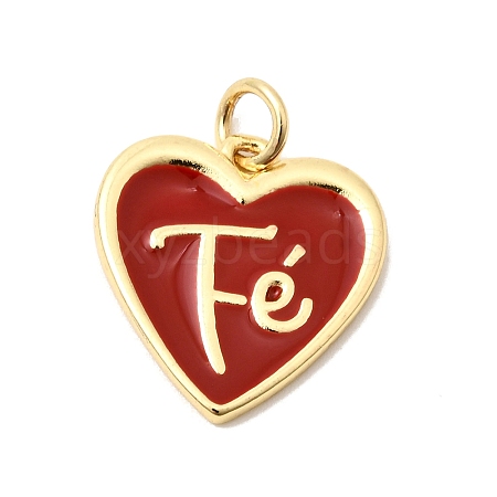 Brass Enamel Pendants LS-KK-G554-04G-03-1