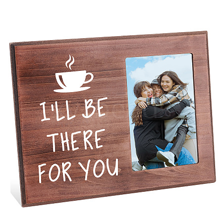 MDF Wood Photo Frames DIY-WH0231-067-1