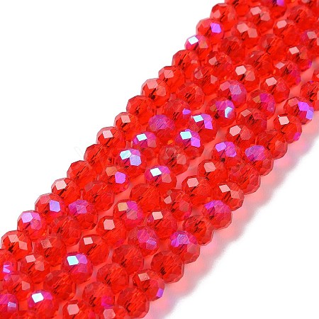 Electroplate Glass Beads Strands EGLA-A034-T1mm-L05-1