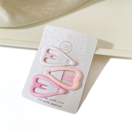 Alloy Snap Hair Clips for Girl PW-WG5795B-01-1