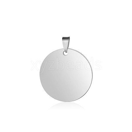 Anti-Tarnish 304 Stainless Steel Pendants STAS-I311-05A-P-1