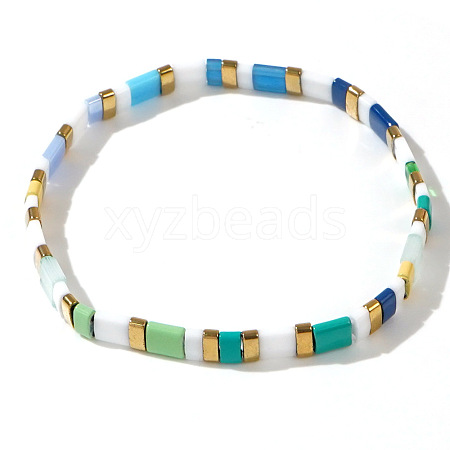 Bohemian Style Japanese TILA Glass Seed Beaded Stretch Bracelets for Women Men ZJ1483-13-1