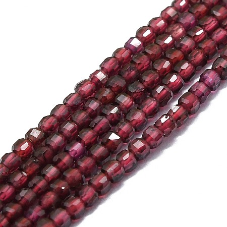 Grade A Natural Garnet Beads Strands G-P457-B01-39-1