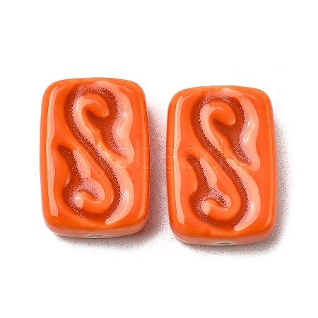 Handmade Porcelain Beads PORC-K010-02B-1