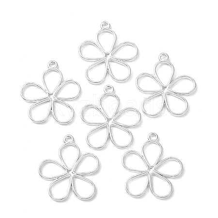 Alloy Hollow Pendants FIND-YW0004-42P-1