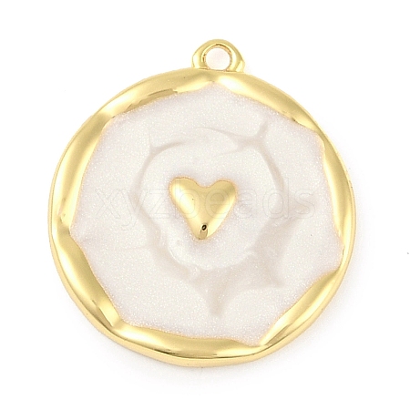 Brass Enamel Pendants LS-KK-L219-22G-1