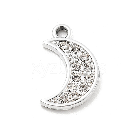 Alloy Rhinestone Pendants FIND-U026-17P-1