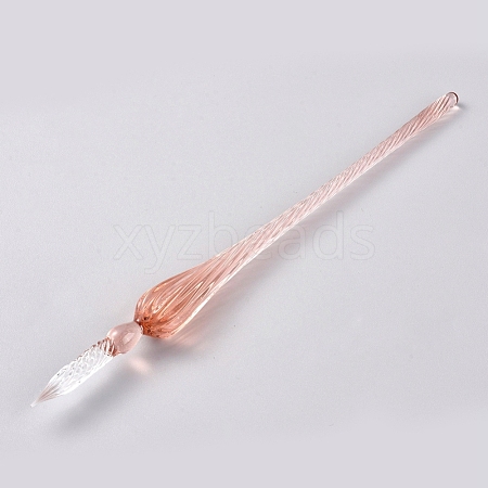 Handmade Glass Dip Pen AJEW-WH0121-43H-1