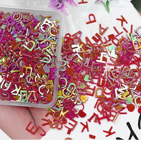 PVC Plastic Sequins MRMJ-WH0068-72G-1