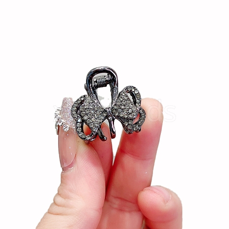 Alloy Rhinestone Claw Hair Clips PW-WG7513F-03-1