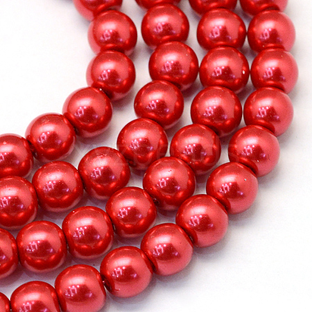 Baking Painted Glass Pearl Bead Strands HY-Q003-3mm-74-1