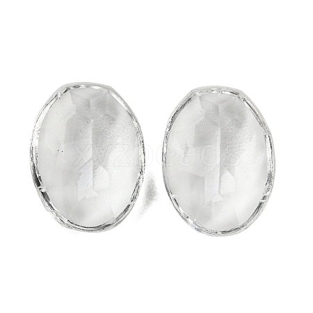 Transparent K5 Glass Cabochons GLAA-NH0001-01D-1