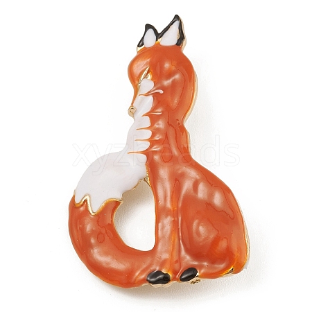 Fox Enamel Pin JEWB-Q030-32G-1