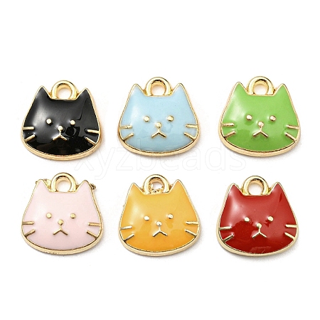 Golden Plated Alloy Charms ENAM-L042-01G-1