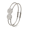 304 Stainless Steel Bangles for Women BJEW-R014-02P-4