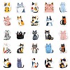 50Pcs Paper Self-Adhesive Picture Stickers AJEW-S036-03-5