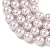 Electroplated Shell Pearl Beads Strands BSHE-G041-8mm-06-3