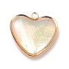 Brass Enamel Pendants KK-K252-10G-04-2