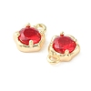 Brass Micro Pave Cubic Zirconia Charms KK-L208-10G-02-3