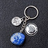 Natural Lapis Lazuli Keychain PW-WG6B815-19-1