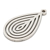 Non-Tarnish 304 Stainless Steel Pendants STAS-Z076-03P-2