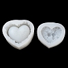 Heart with Rose DIY Storage Box Silicone Molds DIY-G099-01B-4