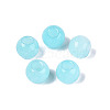 Natural White Jade European Beads G-Q607-01A-03-1