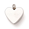 304 Stainless Steel Charms STAS-I165-05P-09-2