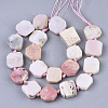 Natural Pink Opal Beads Strands X-G-N326-08-2