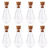 10Pcs Clear Glass Wishing Bottles AJEW-TA0002-85E-3