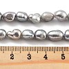 Dyed Natural Cultured Freshwater Pearl Beads Strands PEAR-P062-29C-5