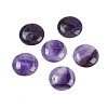 Natural Amethyst Cabochons G-H1596-FR-25mm-11-1