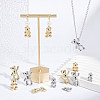 SUNNYCLUE 40Pcs 4 Style Alloy Pendants FIND-SC0003-16-4