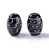 Tibetan Style dZi Beads TDZI-Z001-04-2