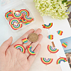 SUNNYCLUE 30Pcs 3 Style Alloy Enamel Pendants ENAM-SC0002-78-3