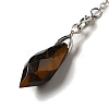 Natural Tiger Eye Dowsing Pendulum Big Pendants G-H286-03P-09-3