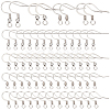 SUNNYCLUE 240Pcs 4 Styles 304 Stainless Steel French Earring Hooks STAS-SC0008-20B-1