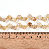 Natural Yellow Quartz Beads Strands G-T141-47-5