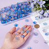 200Pcs Acrylic Bead Caps OACR-SC0001-74-3