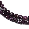 Natural Ruby Beads Strands G-P553-G01-04-5