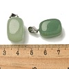 Natural Green Aventurine Pendants G-Z067-03P-04-3