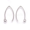 304 Stainless Steel Earring Hooks STAS-O119-03P-2